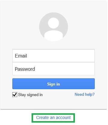 Signup gmail