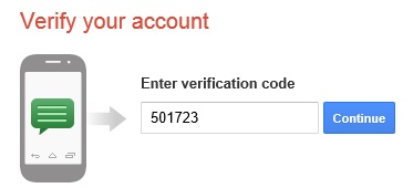 Verify gmail account