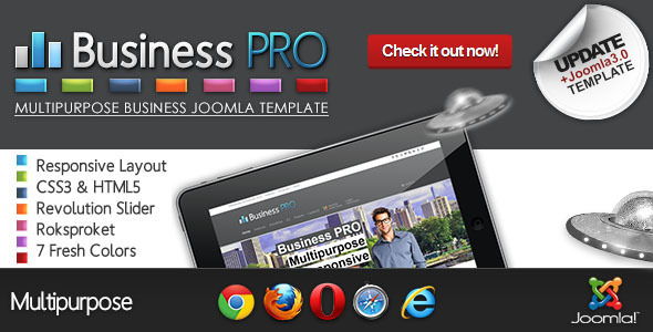 Business Pro Joomla Template