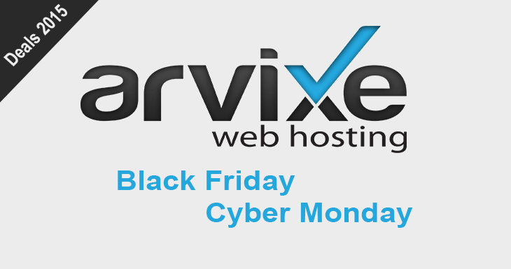 Arvixe Black Friday Cyber Monday Deals Discounts
