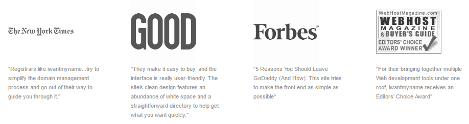Forbes, Good, and New York Times Opinions