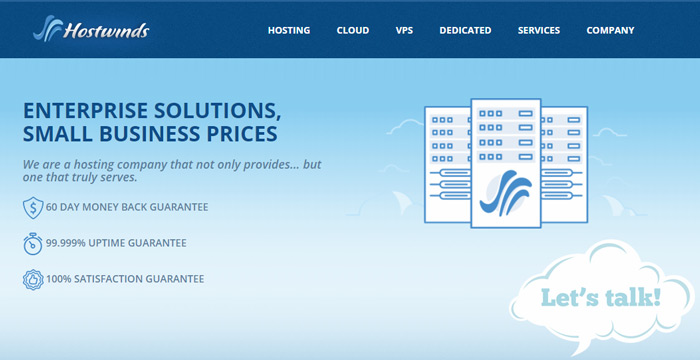 hostwinds cheap month-to-month VPS hosting
