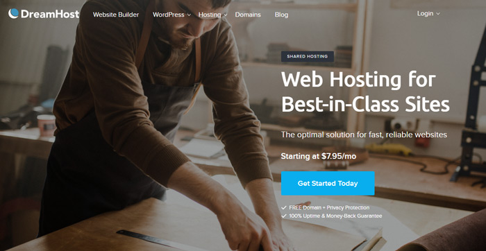 dreamhost best ssd web hosting 