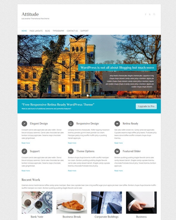 Attitude Free WordPress Theme