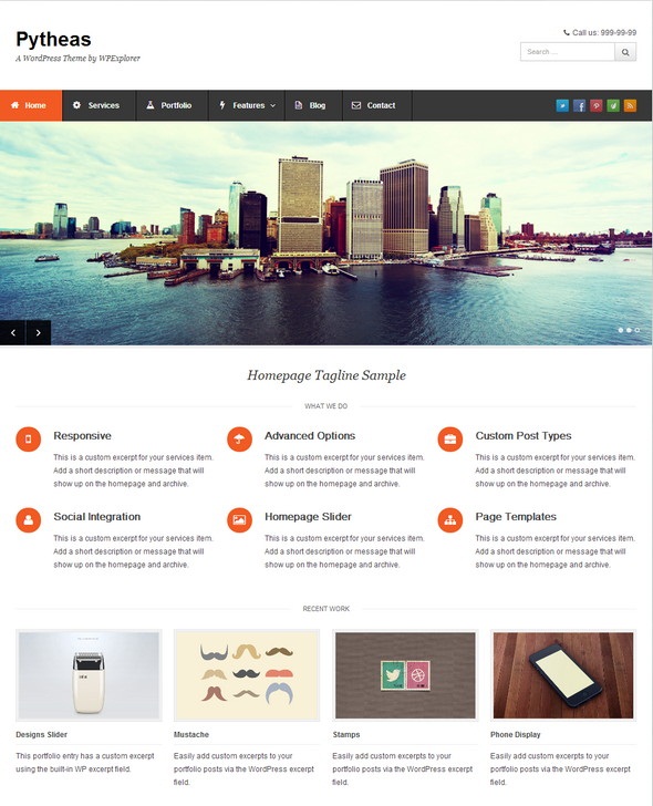 Pytheas WordPress Theme
