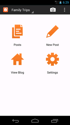 Blogger android app