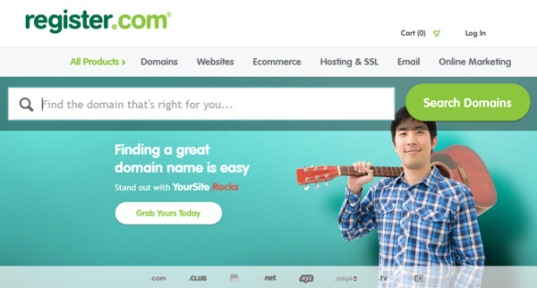 Register Domain Registrar