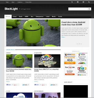 Backlight Blogger Template