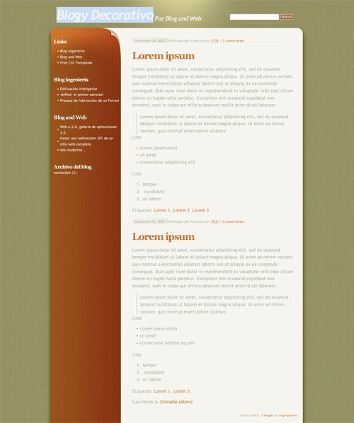 Blogy Decorativo