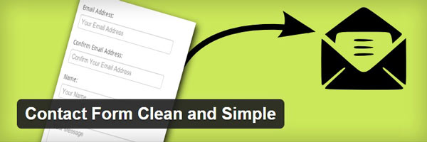 Contact Form Simple and Clean WordPress Plugin