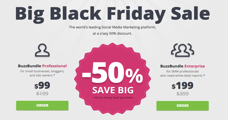 BuzzBundle Black Friday Discount Deal