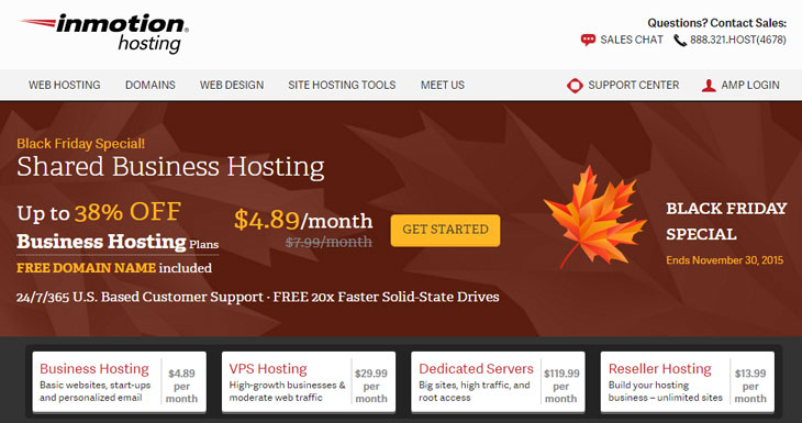 InMotion Hosting Black Friday Deals