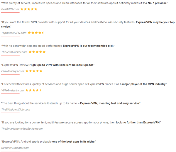 ExpressVPN User Reviews