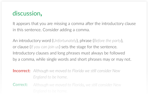 Grammarly Punctuation Checker