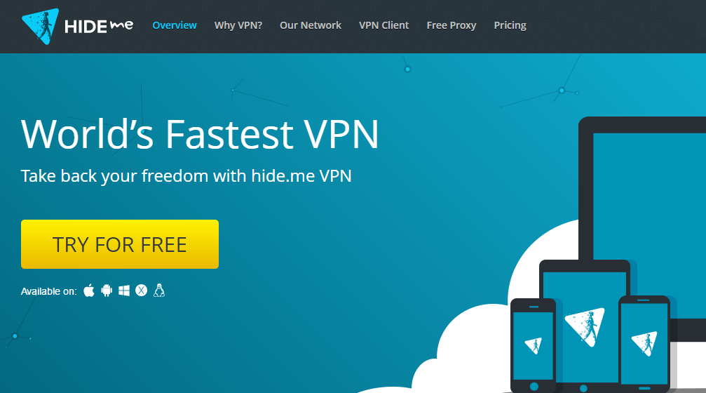 Hide.Me free HideMyAss Alternative