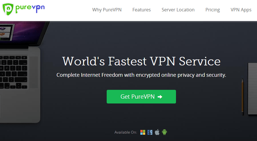 PureVPN websites like hidemyass