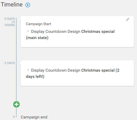 Campaign Timeline Options