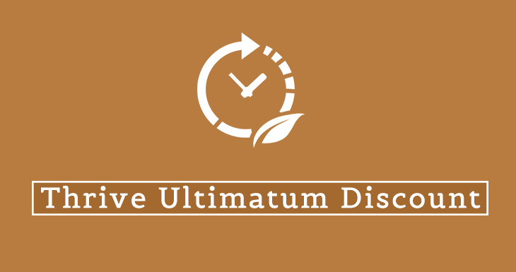 Thrive Ultimatum Discount Offer