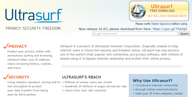 UltraSurf Free VPN