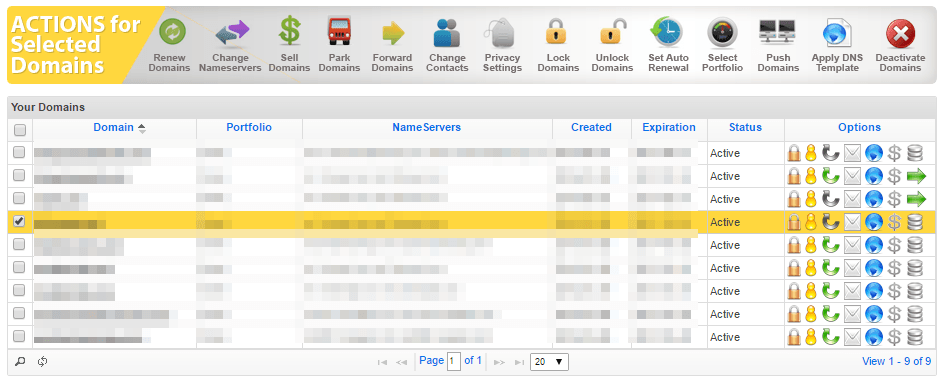 NameSilo Control Panel Review