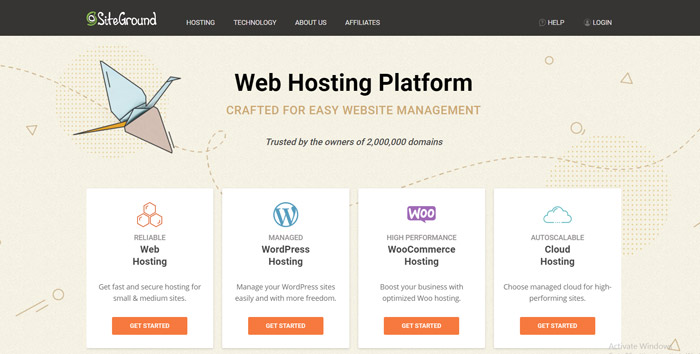 siteground web hosting