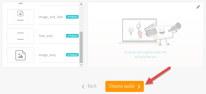 Audio Voice selection