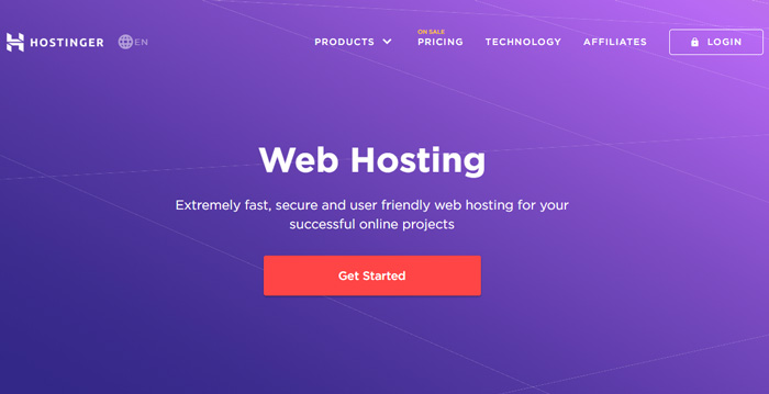 Hostinger web hosting