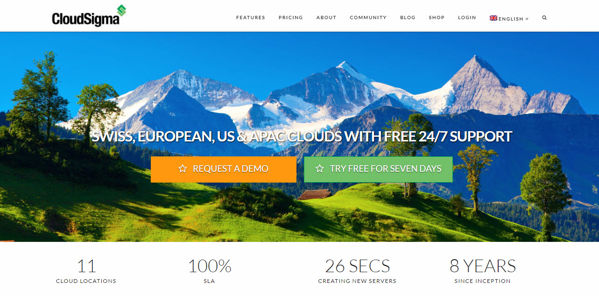 CloudSigma cloud hosting